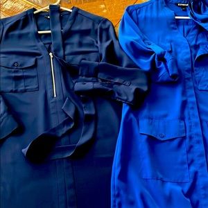 Express Ladies Blue Dresses Size Small